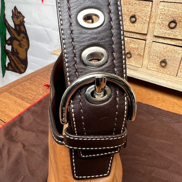 Vintage tan Coach soho shoulder bag - Picture 7 of 8